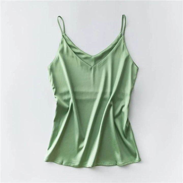 Sleeveless V-Neck Tops