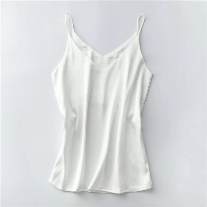 Sleeveless V-Neck Tops