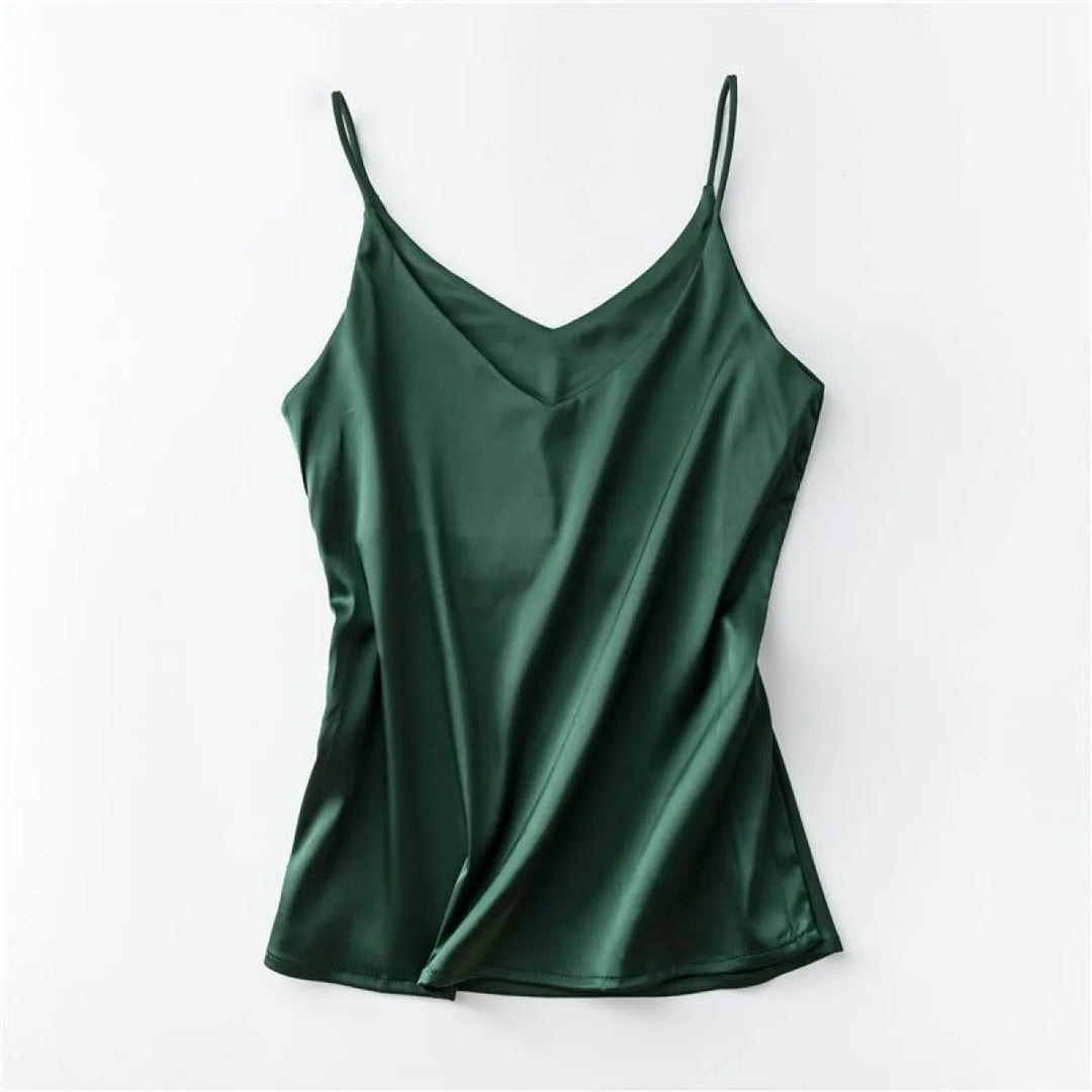 Sleeveless V-Neck Tops