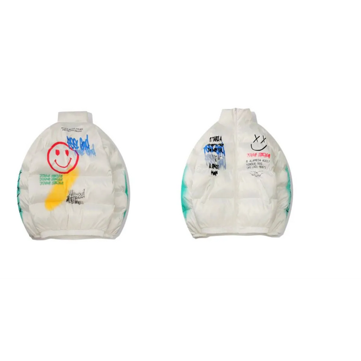 Smiley Face Puffer Jacket