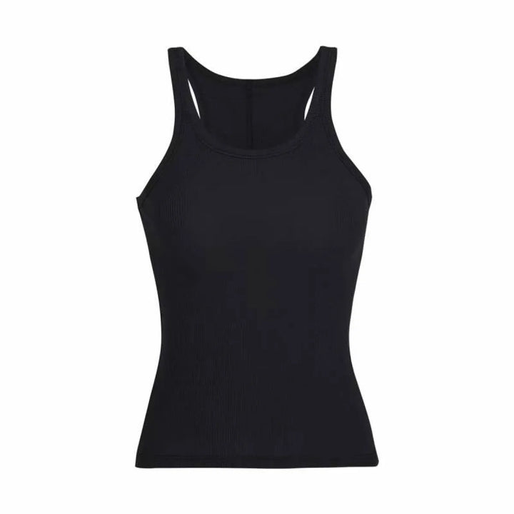 Solid Ribbed Tank Top