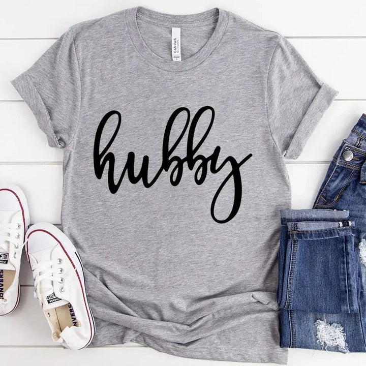 Hubby & Wifey Couple Tee