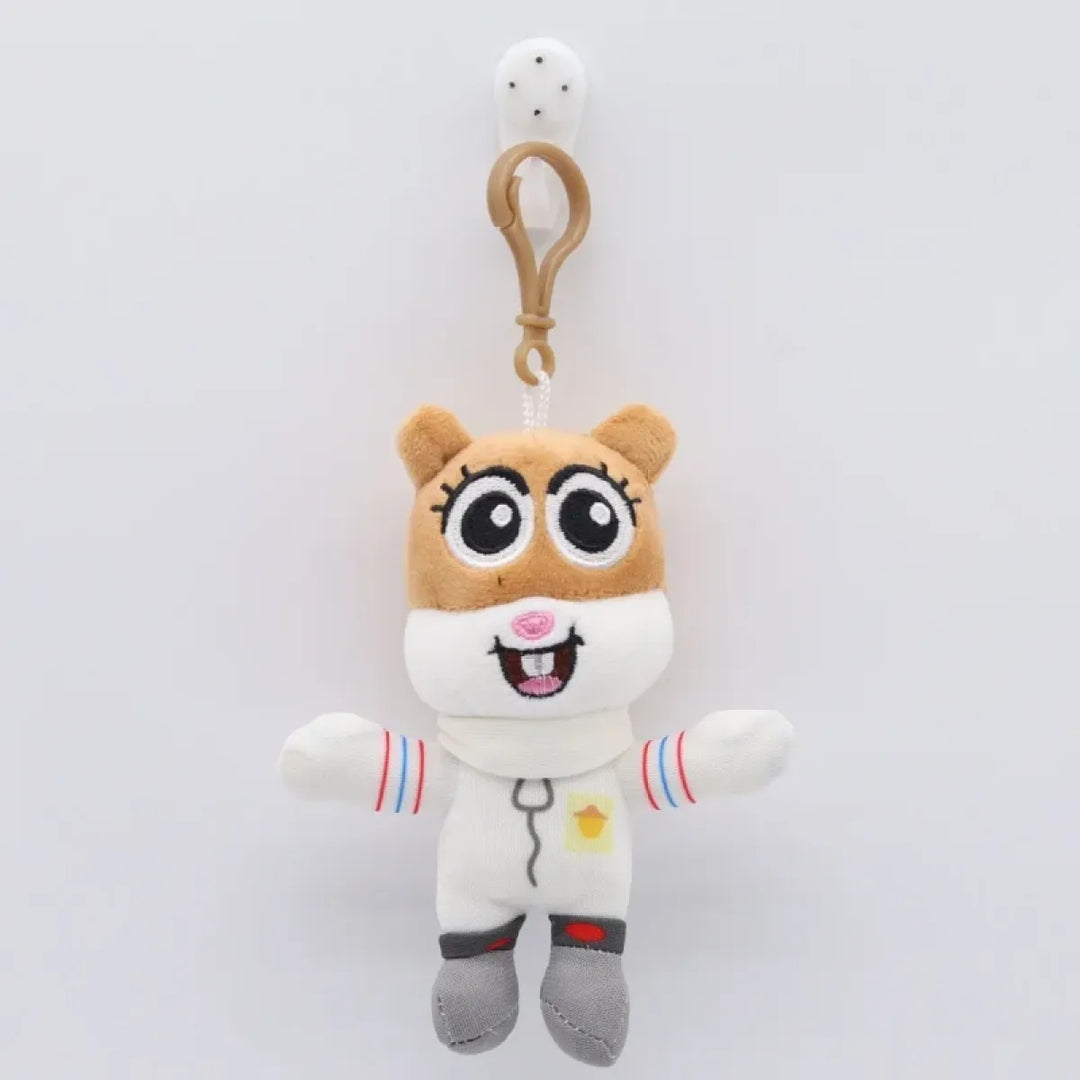 SpongeBob Plush Set – 8/4 Inch Cute Cartoon Character Bag Charms & Gifts