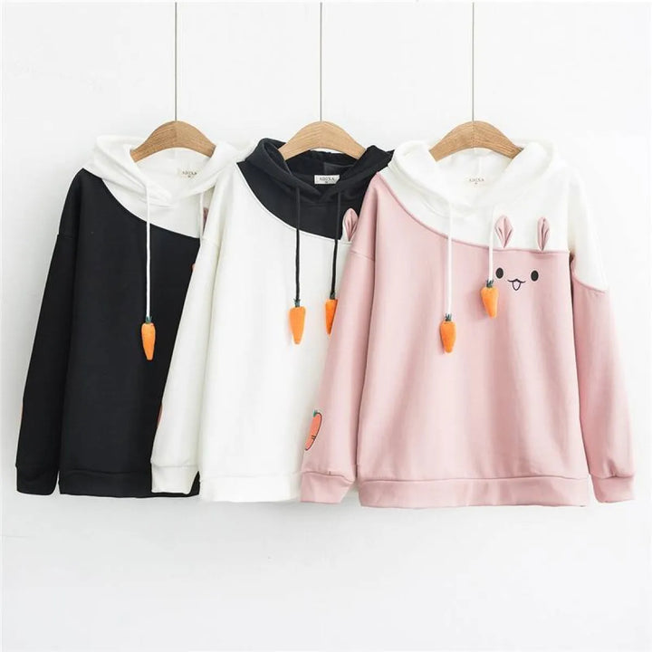 Street Fashion Bunny Hoodie