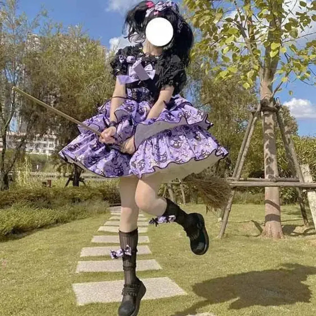 Sweet Lolita Bow Ruffle Dress