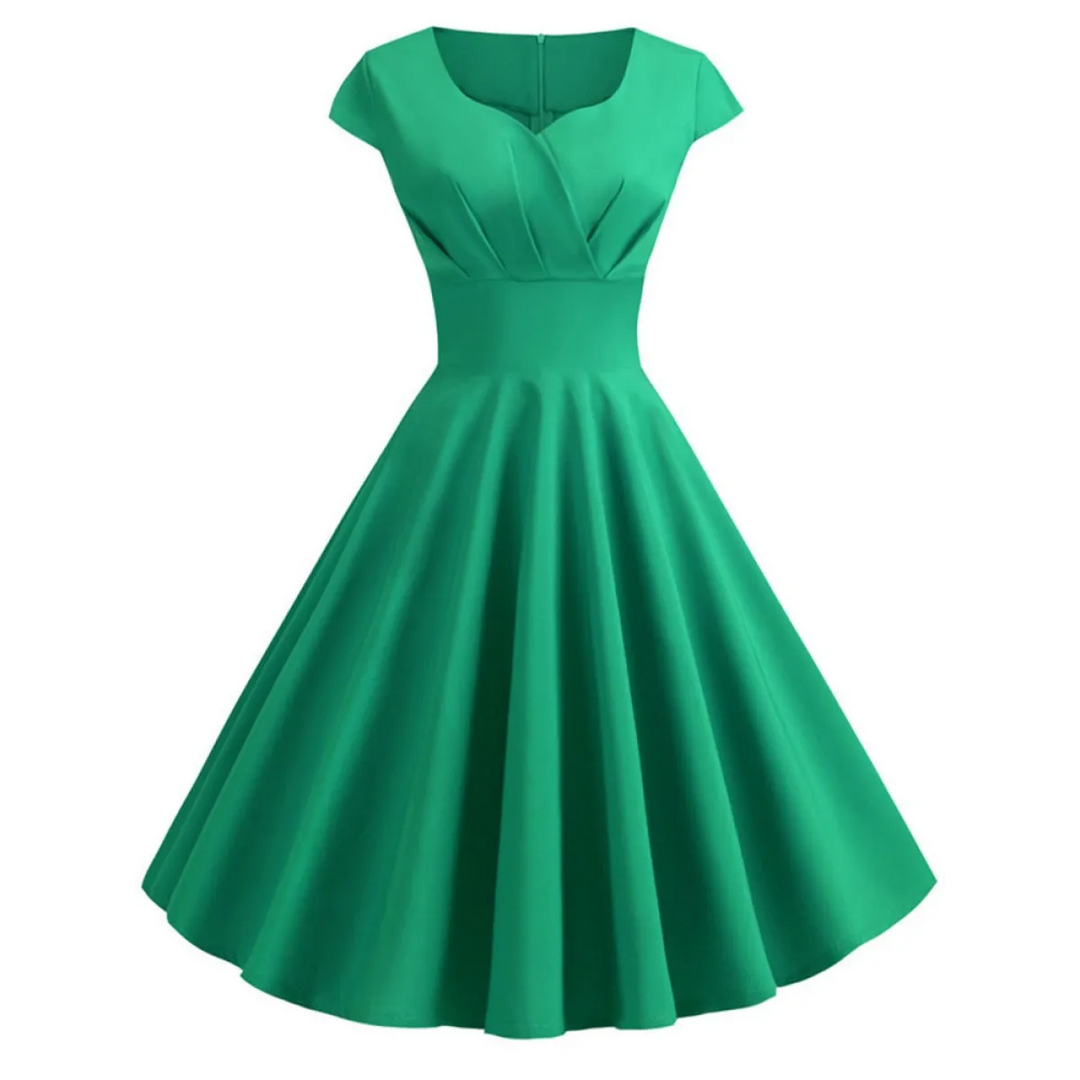 V Neck Swing Summer Dress