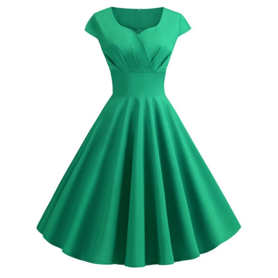 V Neck Swing Summer Dress