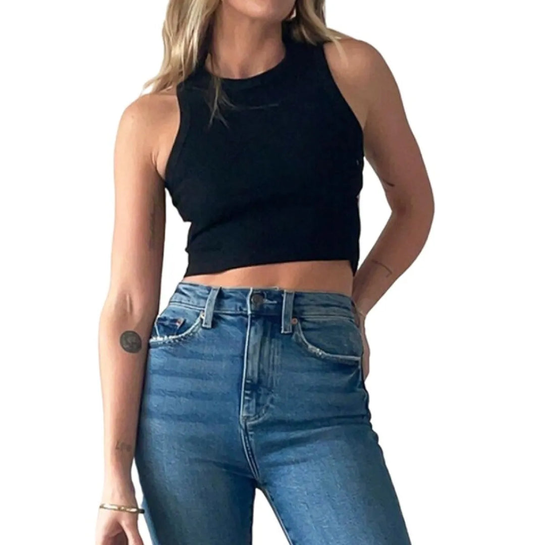 Casual Tank Crop Tops