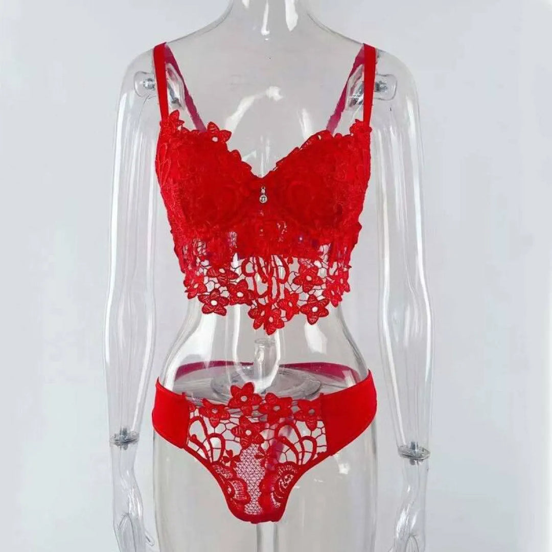 Sexy Two Pieces Lace Set