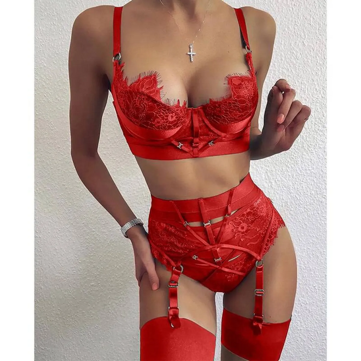 Sexy Two Pieces Lace Set