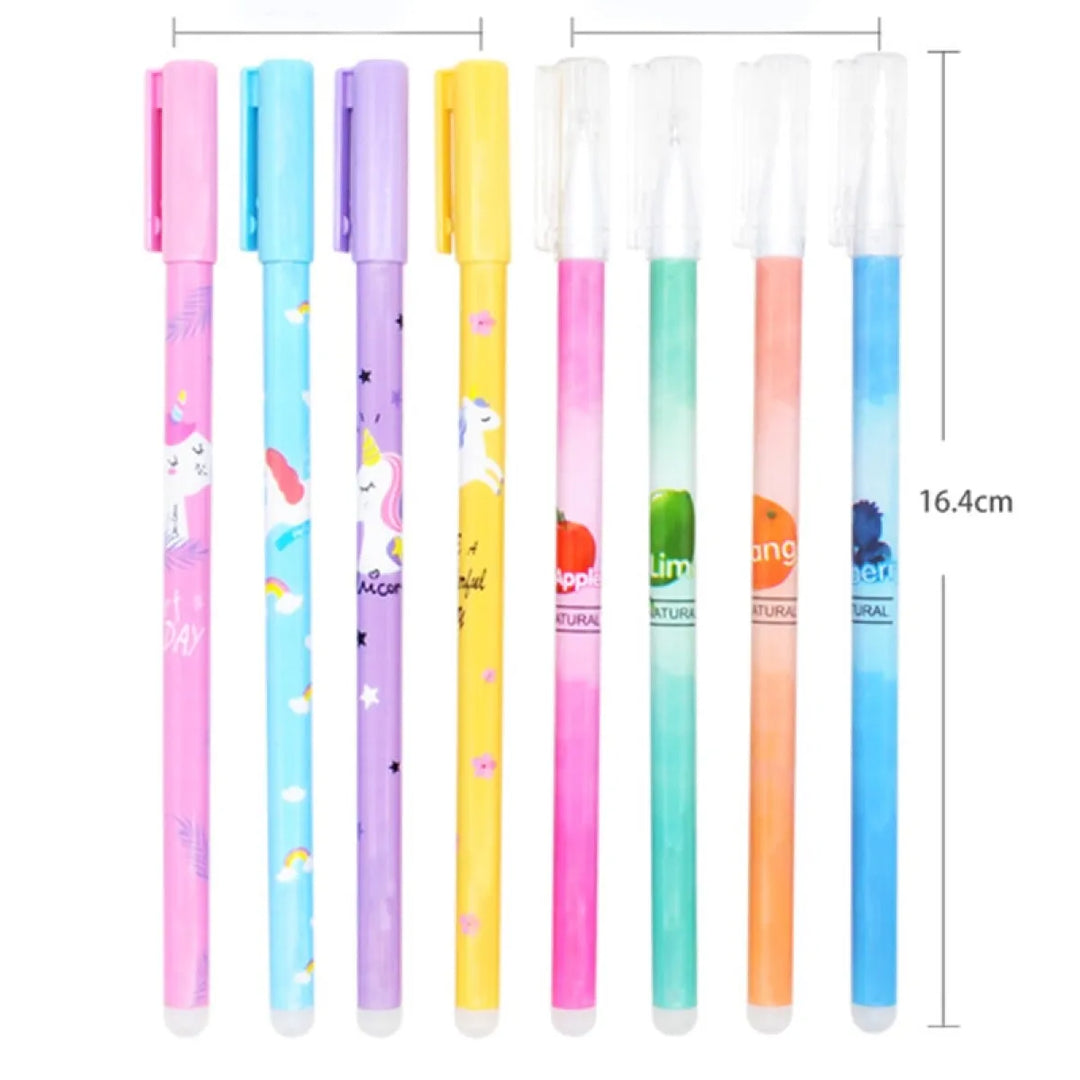 4Pcs Unicorn Erasable Gel Pen