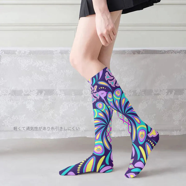 Velvet Long Socks for Women - Harajuku Summer Stockings