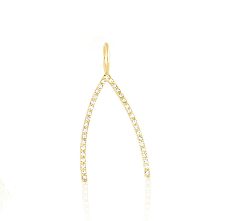 Wishbone Pendant with Chain