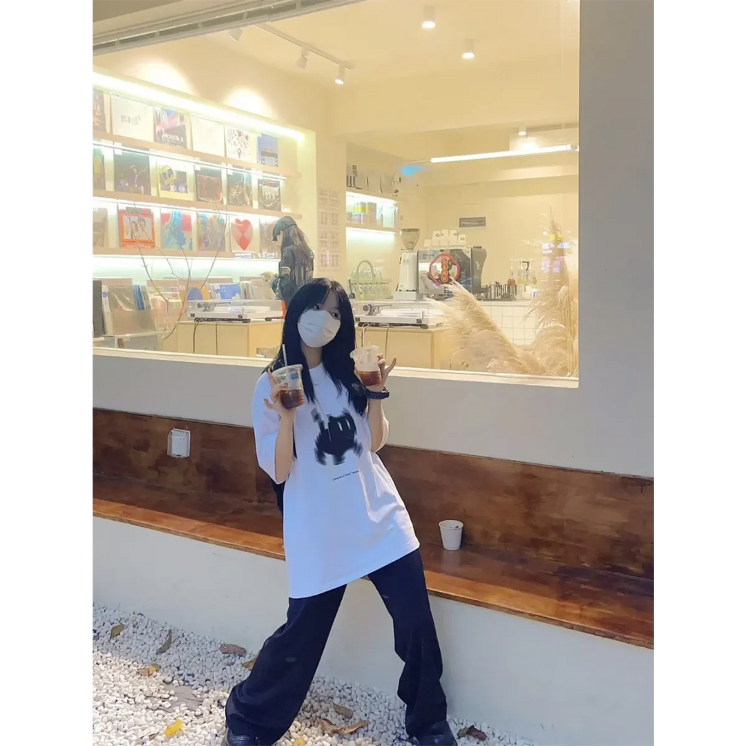 Y2K Buzzed Cat Tee