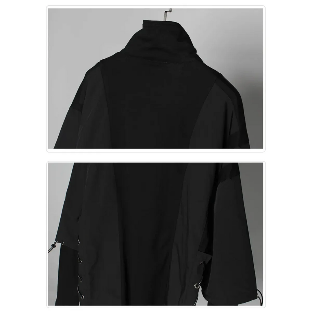 Techwear Zip Turtleneck Sweatshirt